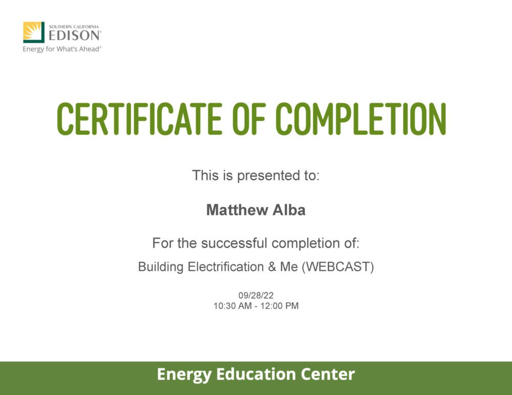 Certificiation