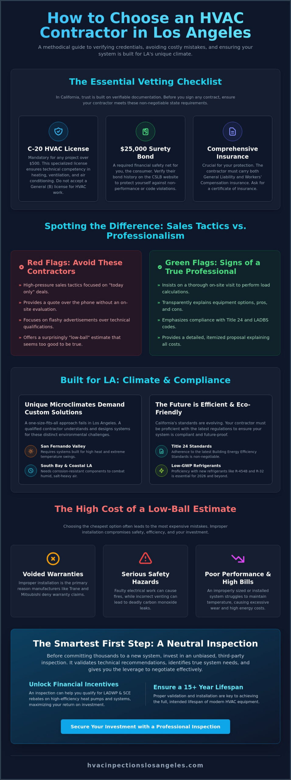 How to Choose an HVAC Contractor in Los Angeles: The 2026 Property Owner’s Guide